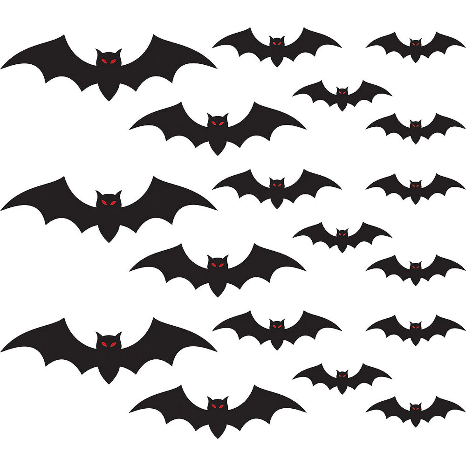 Cemetery Bat Cutout Wall Decorations (Pack of 30)