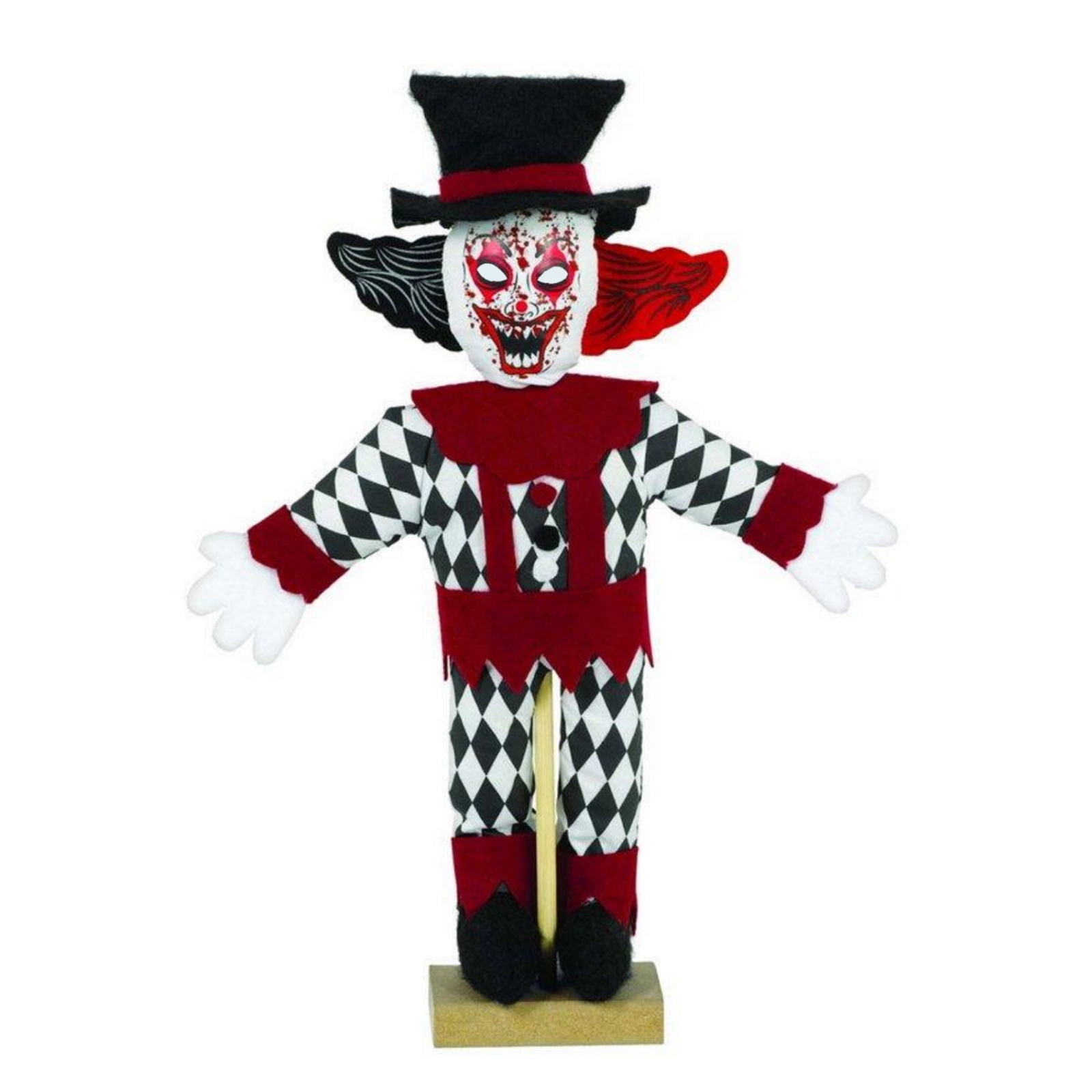 Standing Crazy Clown Prop 32cm