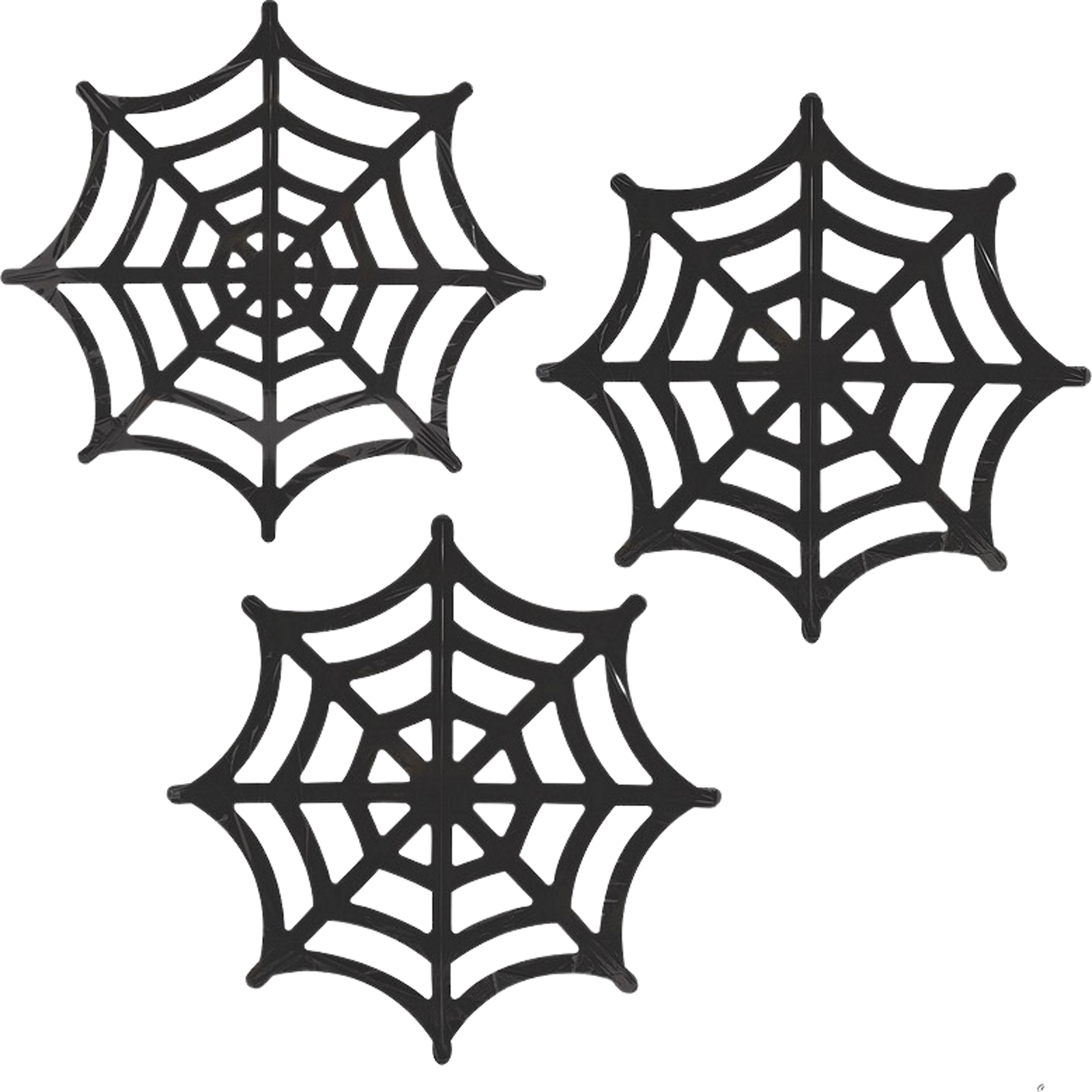 Plastic top spider web