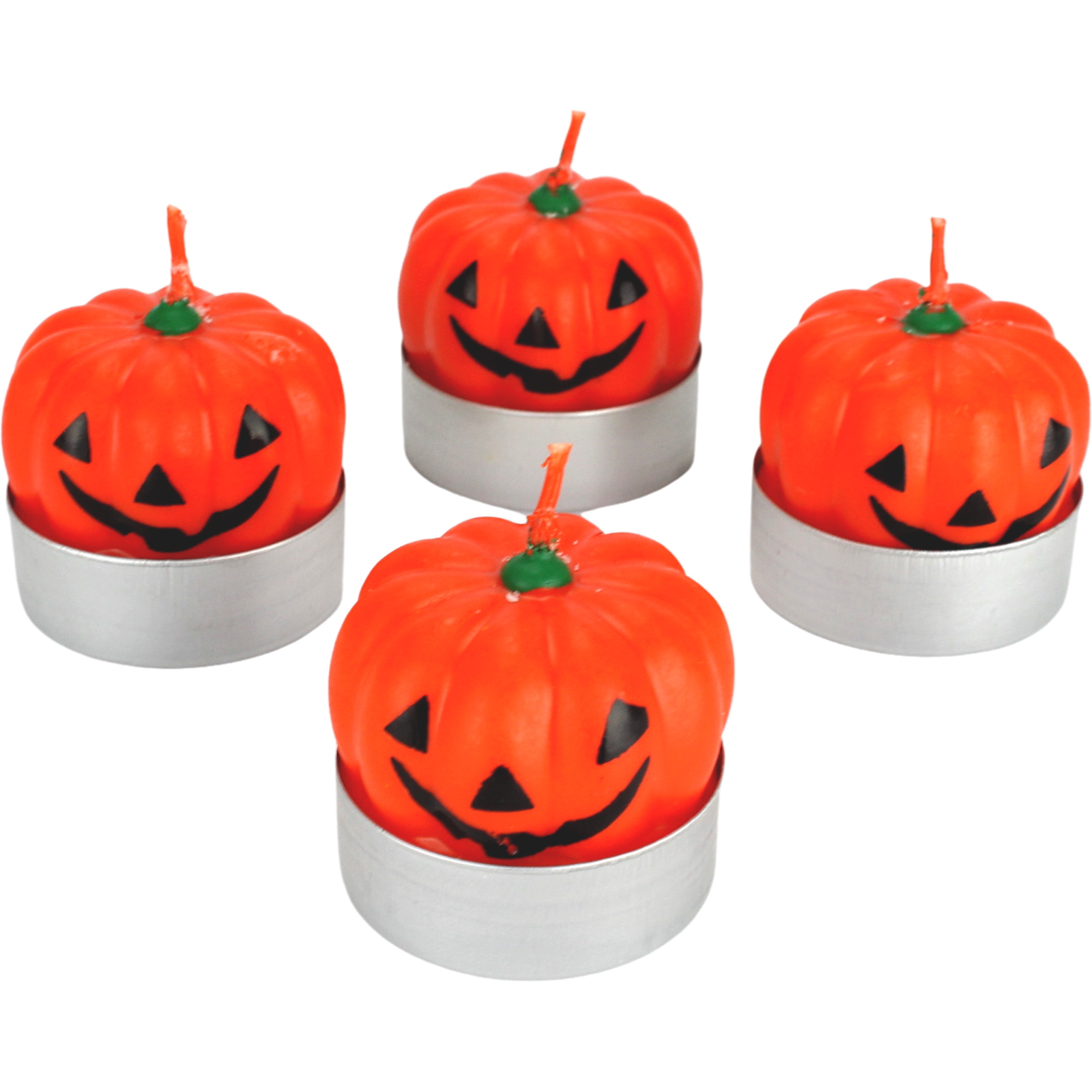 Pumpkin Tealight Candles (Pack of 4)