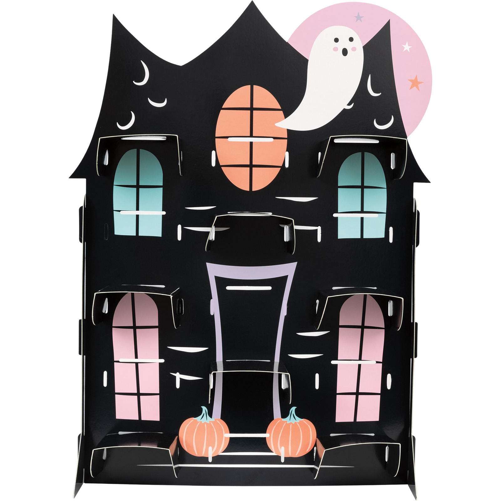 Pastel Haunted House Cupcake Stand 
