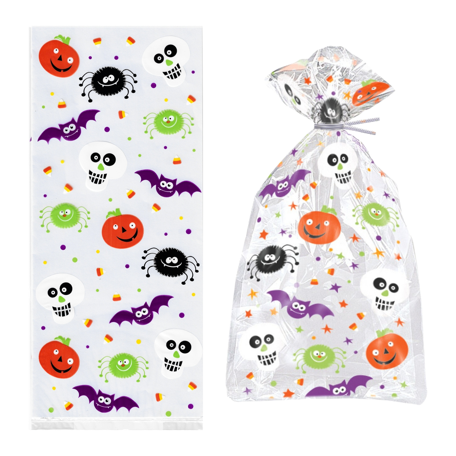 Spooky Smile Cello Treat Bags (Pack of 20) 