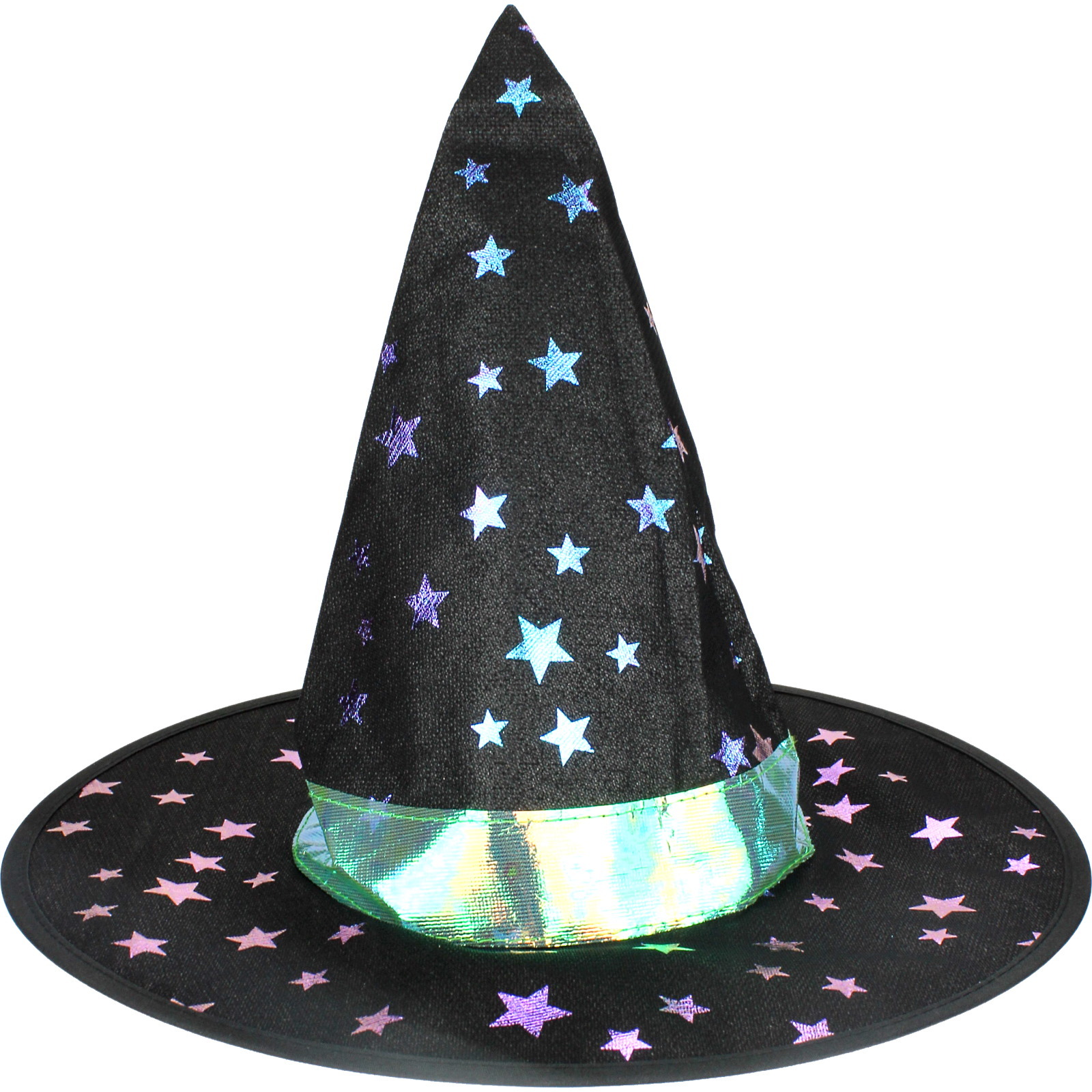 Childs Blue & Purple Starry Witch Hat