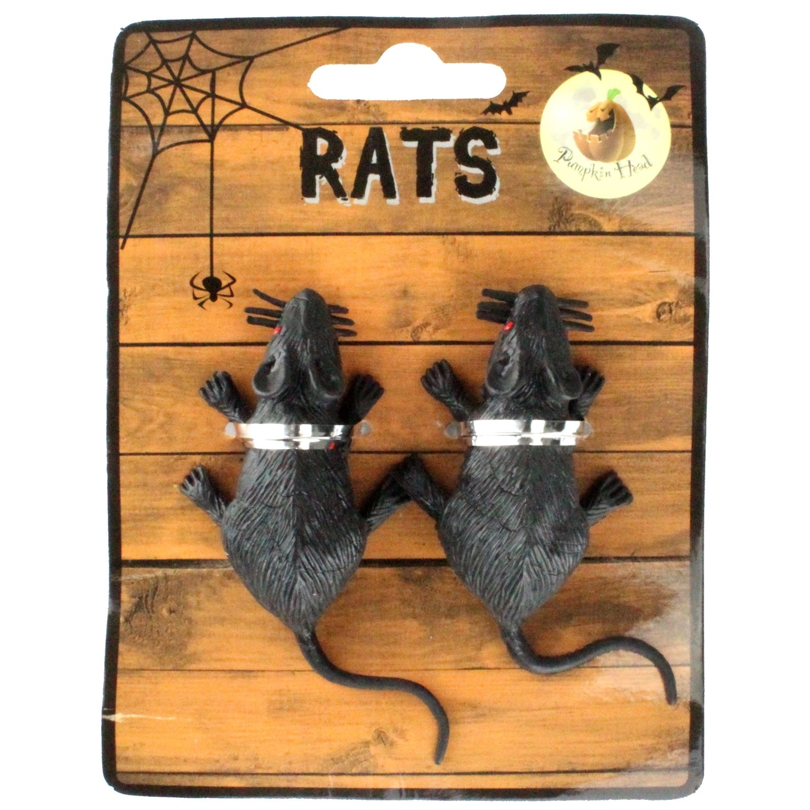 Rubber Small Rats (Pack of 2)