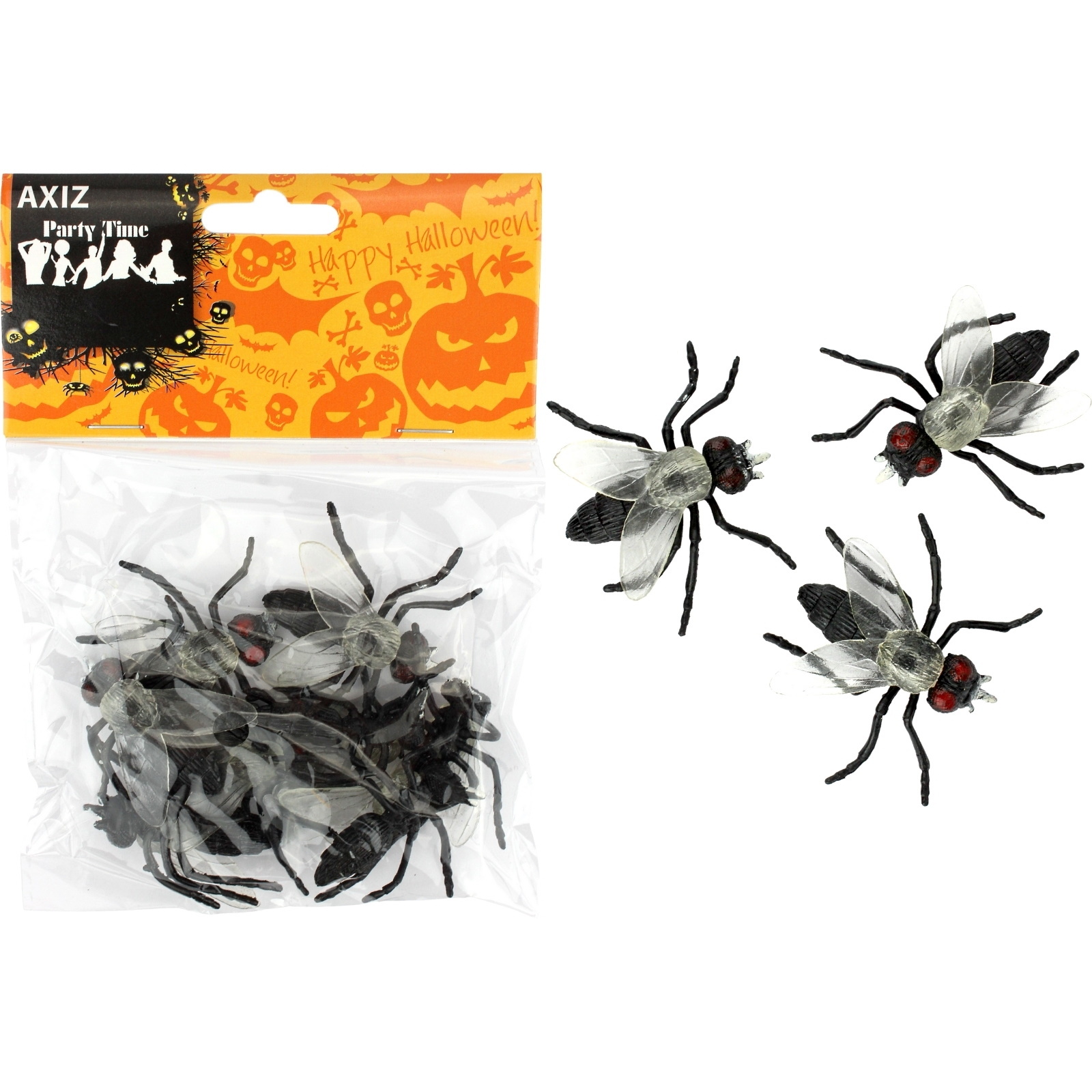 Plastic Flies (Pack of 8)