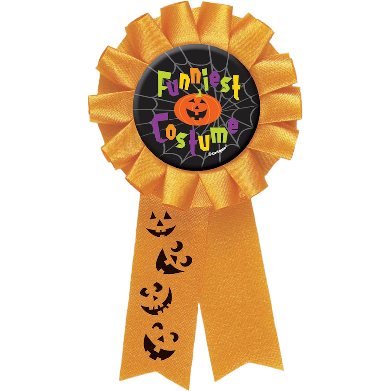 Halloween Funniest Costume Award Ribbon Badge 