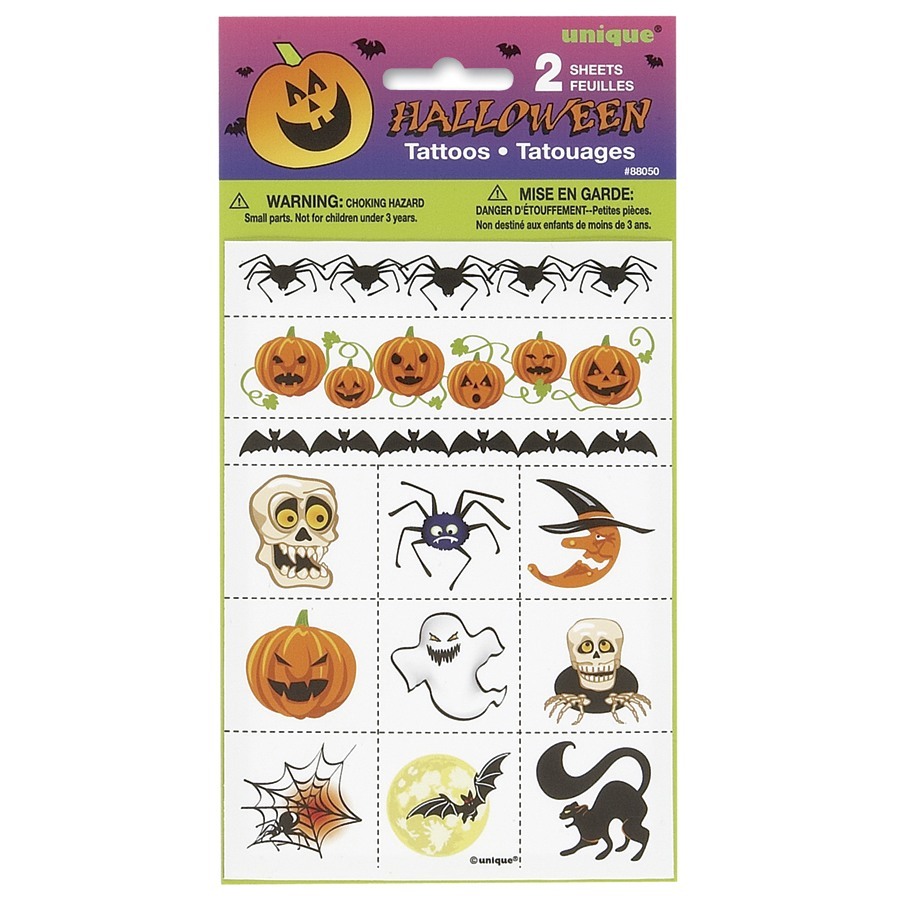 Halloween Tattoos (Pack of 24)