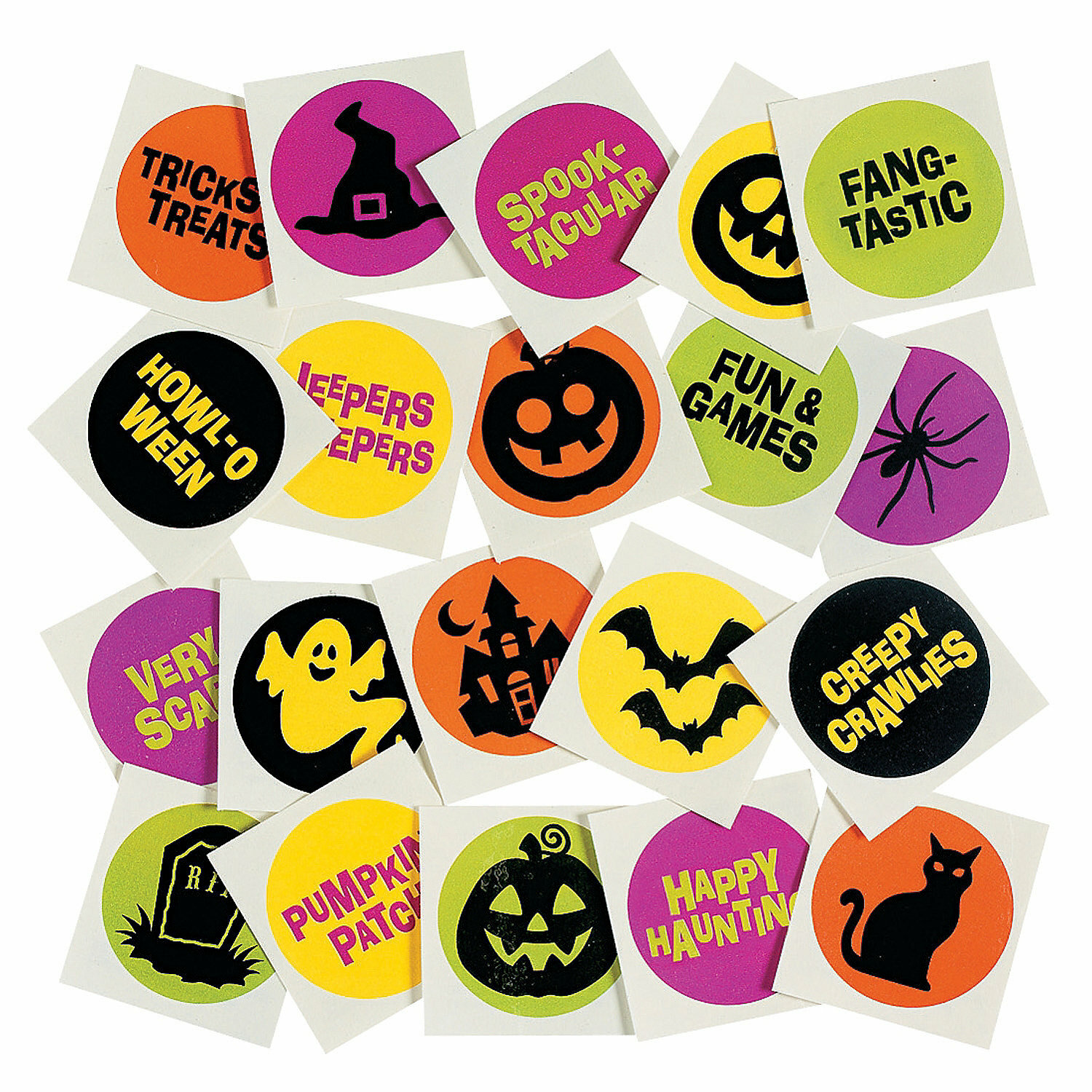 Halloween Tattoos (Pack of 72)