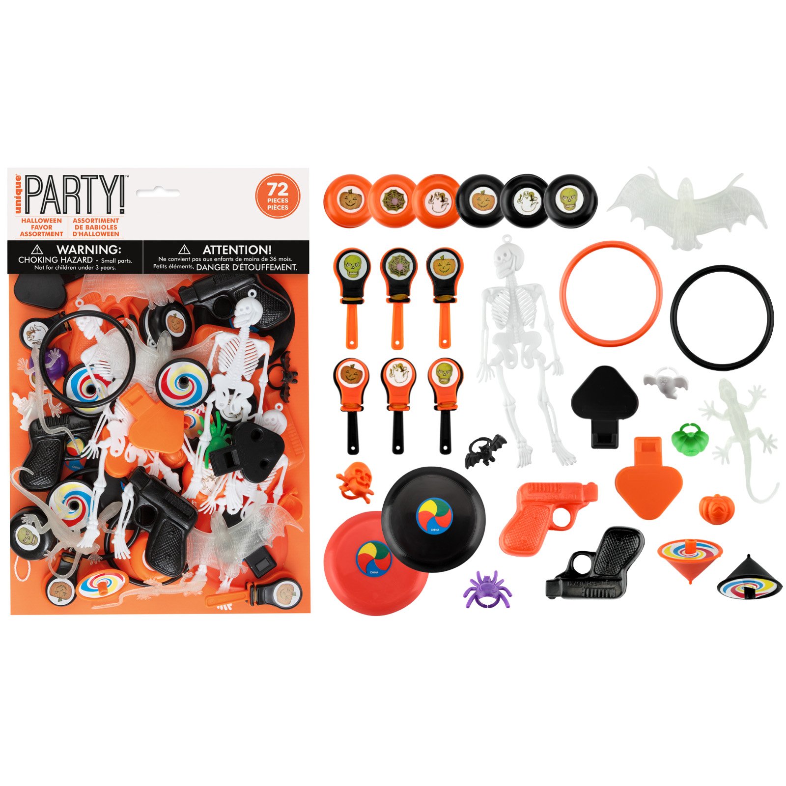 Halloween Mega Value Favour Pack (72 Pieces) 