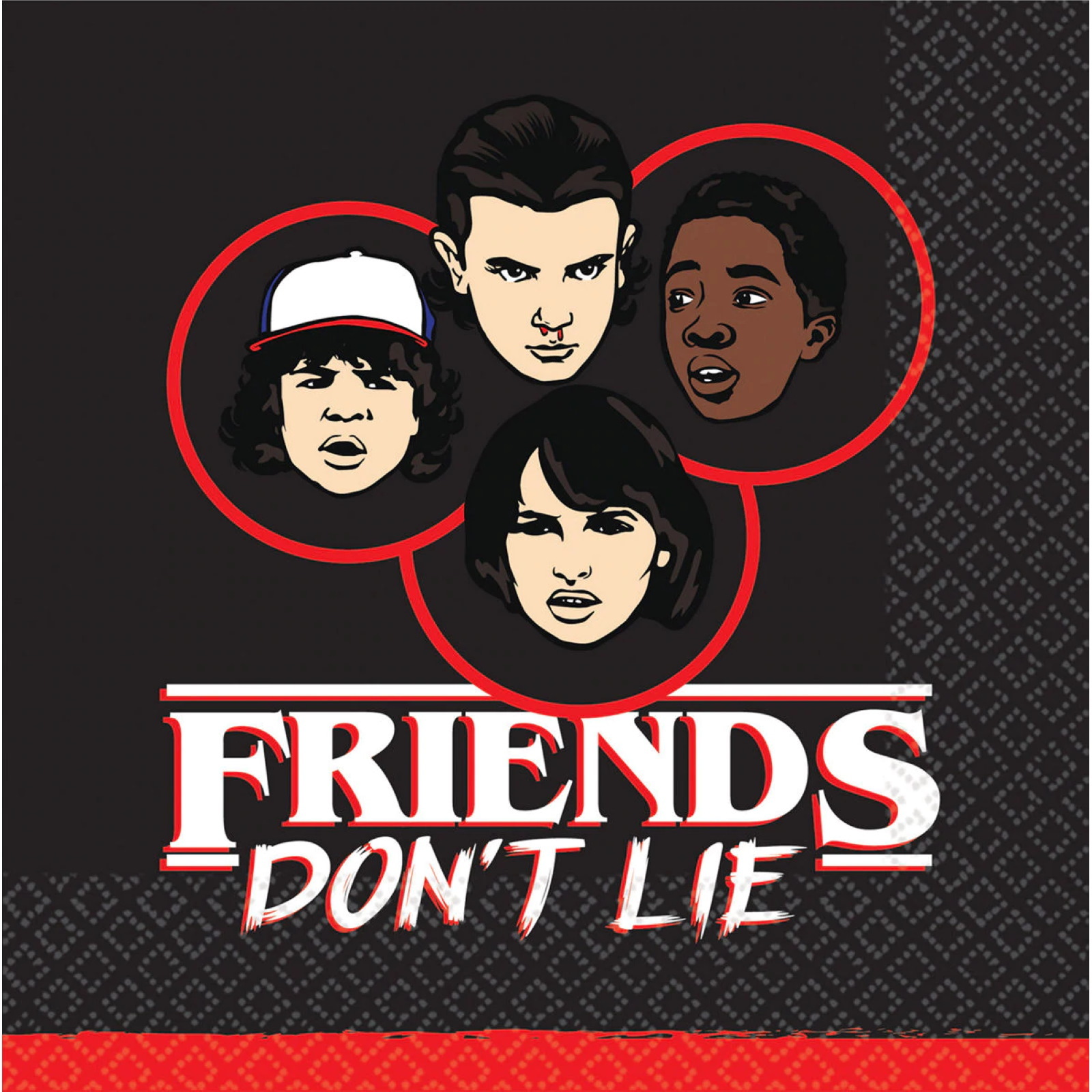 Stranger Things Large Paper Napkins / Serviettes (Pack of 16)