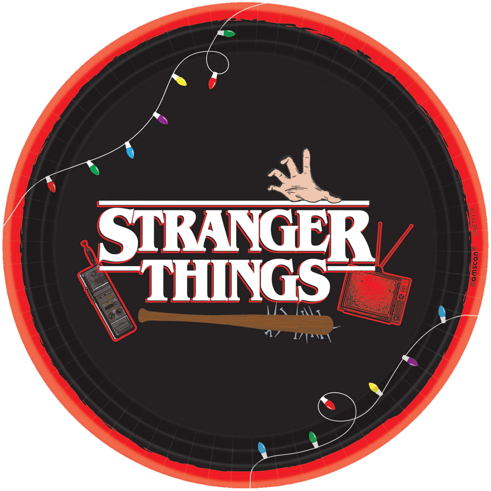 Stranger Things Large Paper Plates (Pack of 8)