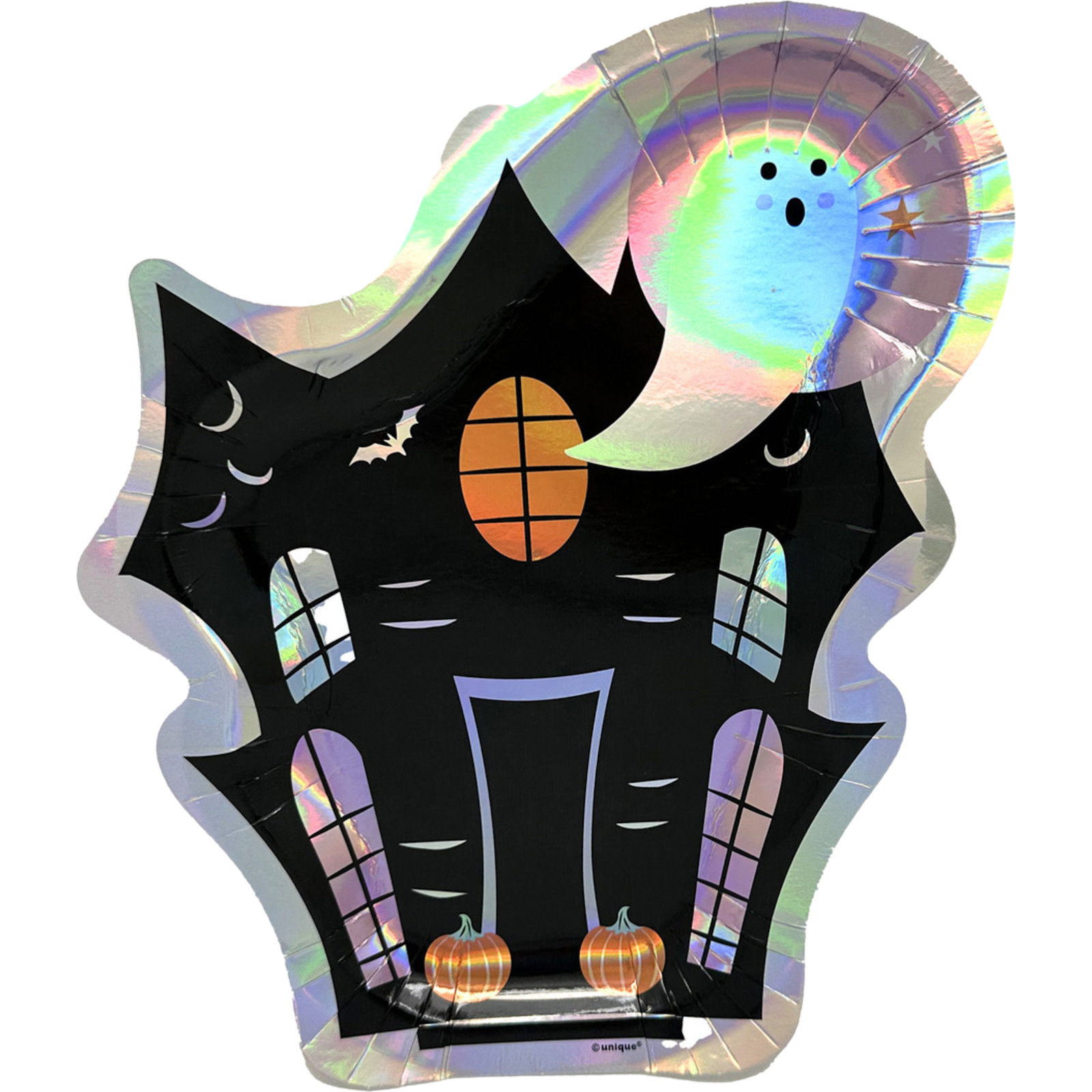 Pastel Hauntings House Paper Plates (Pack of 8) 