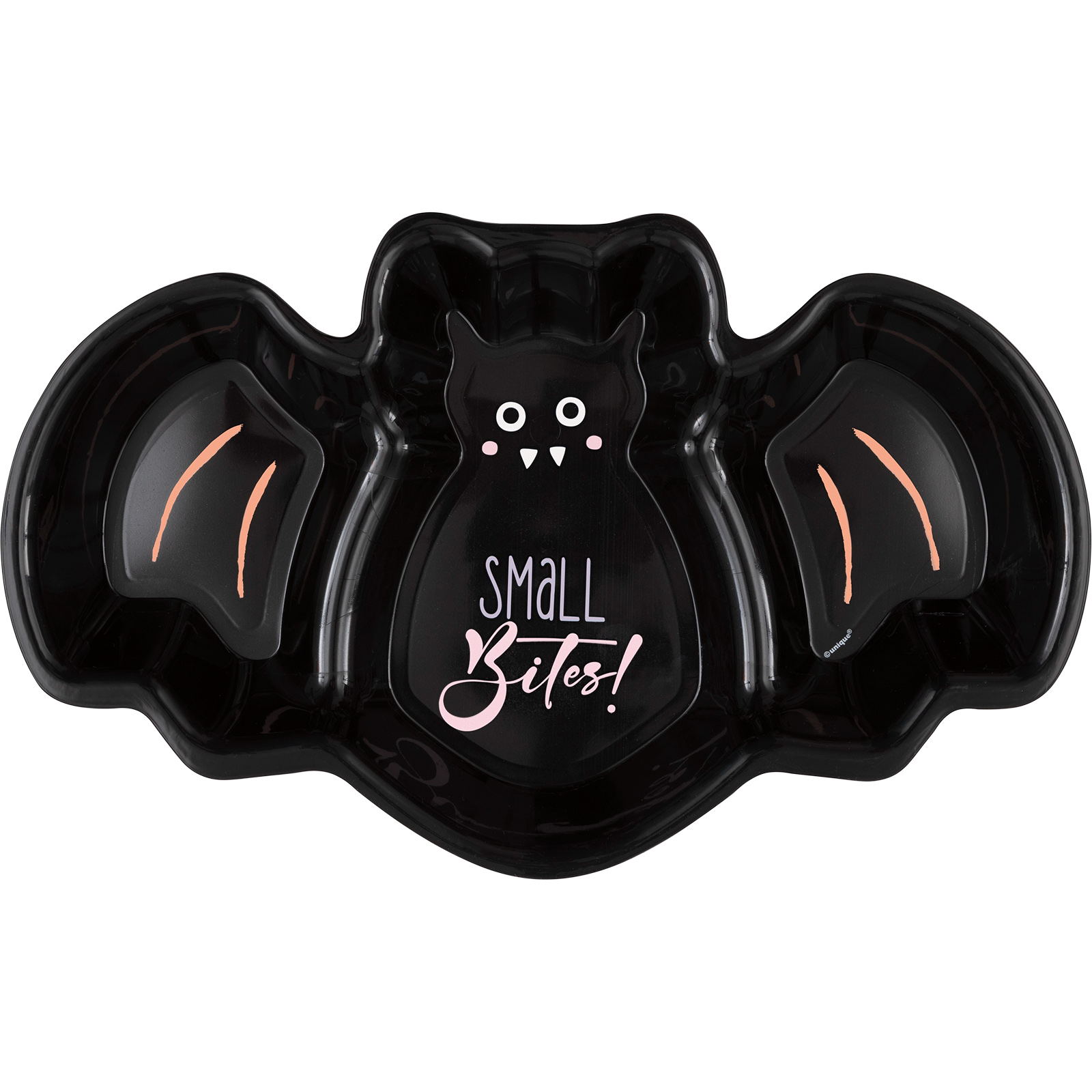 Bat Shaped Plastic Serving Tray 