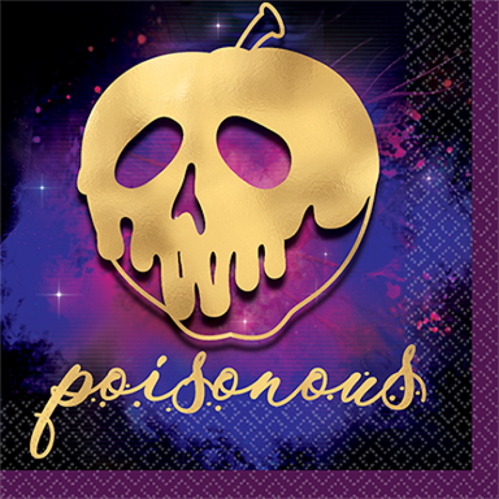 Disney Villians Poisonous Small Napkins / Serviettes (Pack of 16)