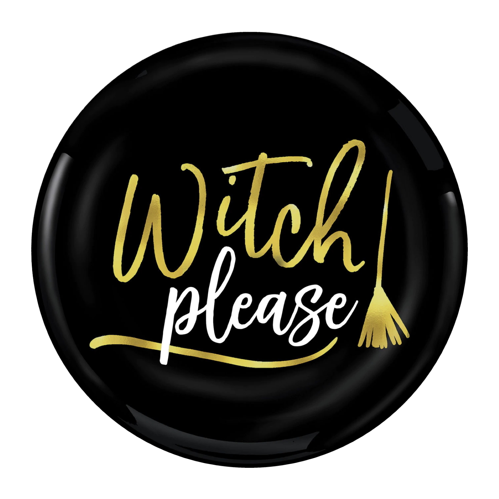 Witch Please Small Plastic Plates (Pack of 4)