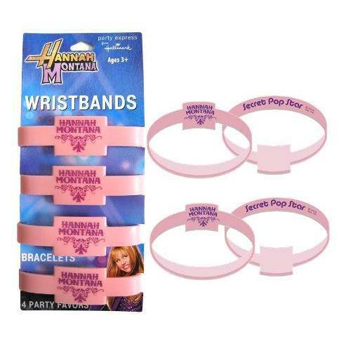 Hannah Montana Wristbands (Pack of 4)