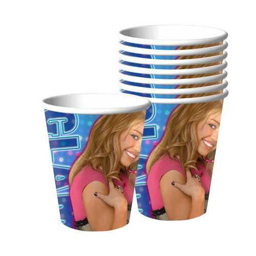 Hannah Montana Paper Cups (Pack of 8)