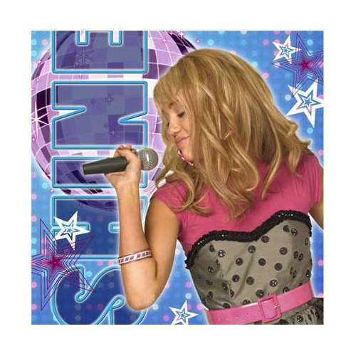 Hannah Montana Large Napkins / Serviettes (Pack of 16)