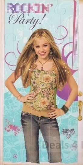 Hannah Montana Party Door Curtain