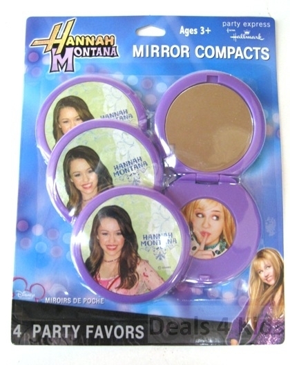 Hannah Montana Mirror Compacts (Pack of 4)