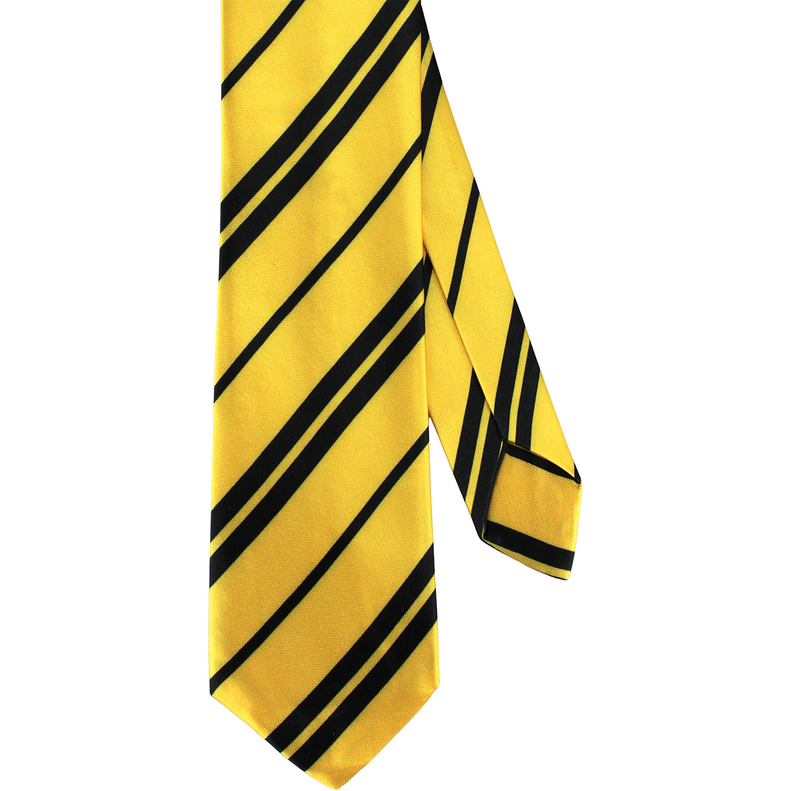 Wizard Yellow and Black Striped Tie
