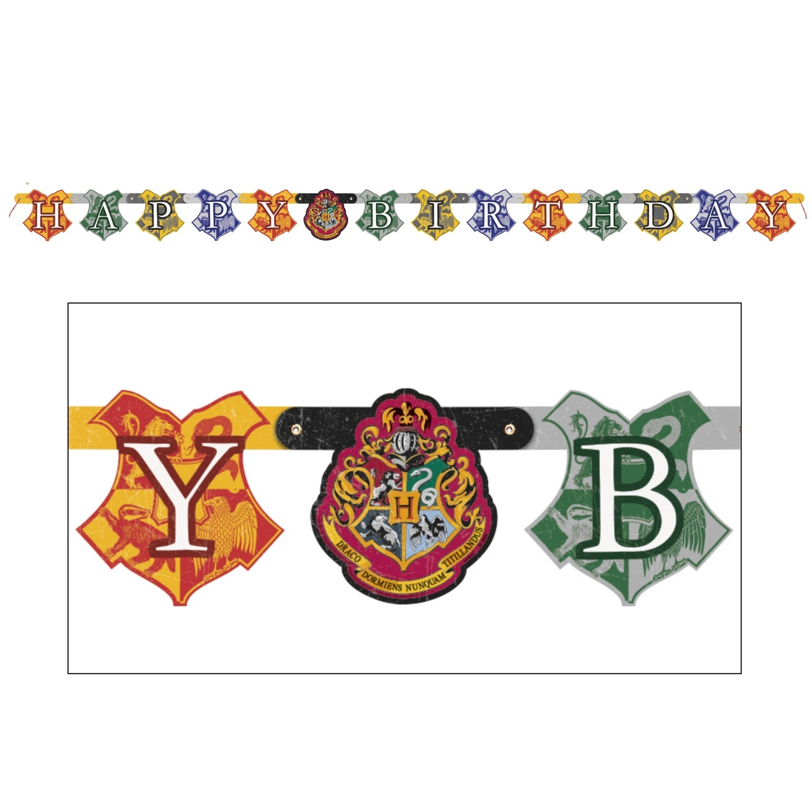 Harry Potter Jointed Happy Birthday Banner