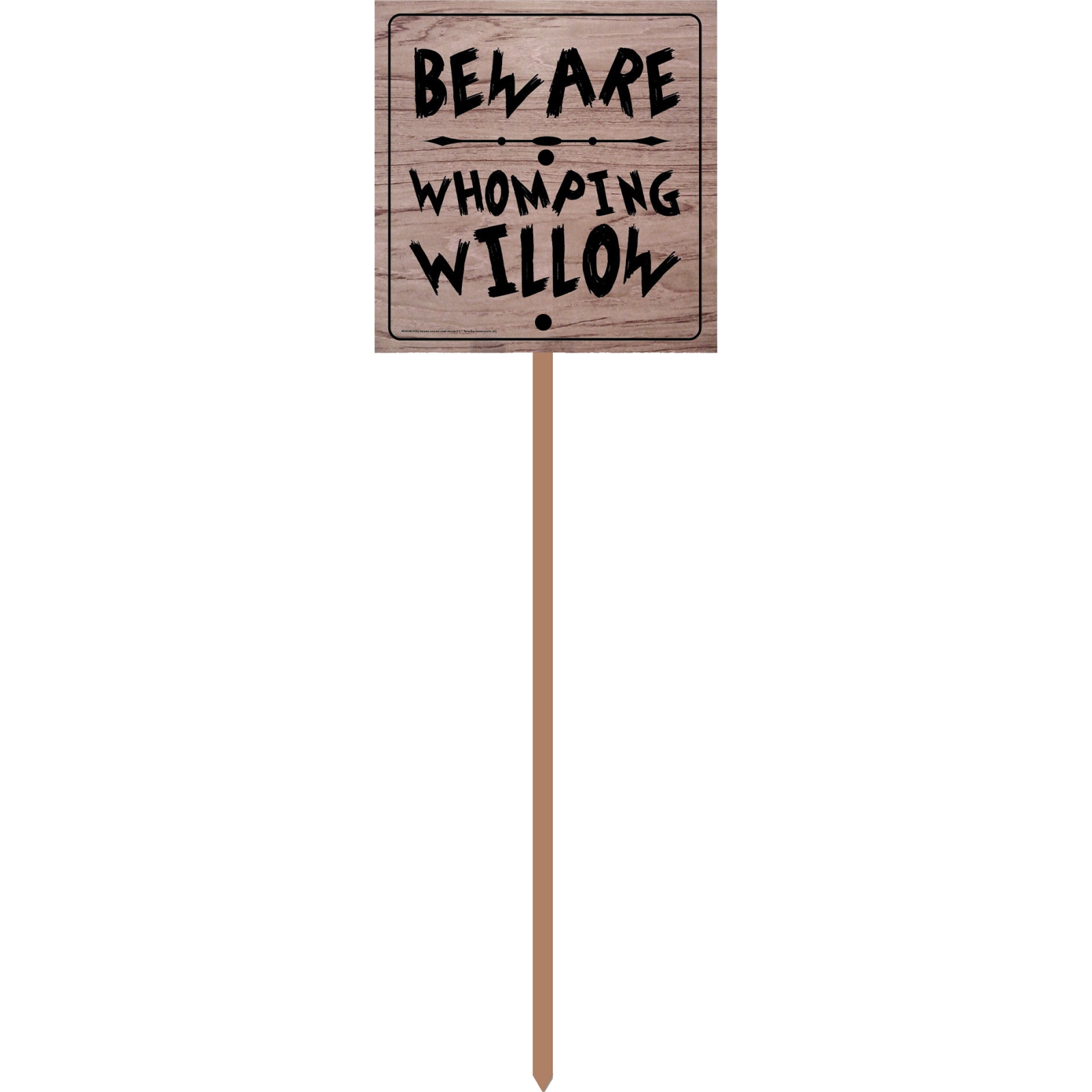 Harry Potter Beware Whomping Willow Yard Sign 