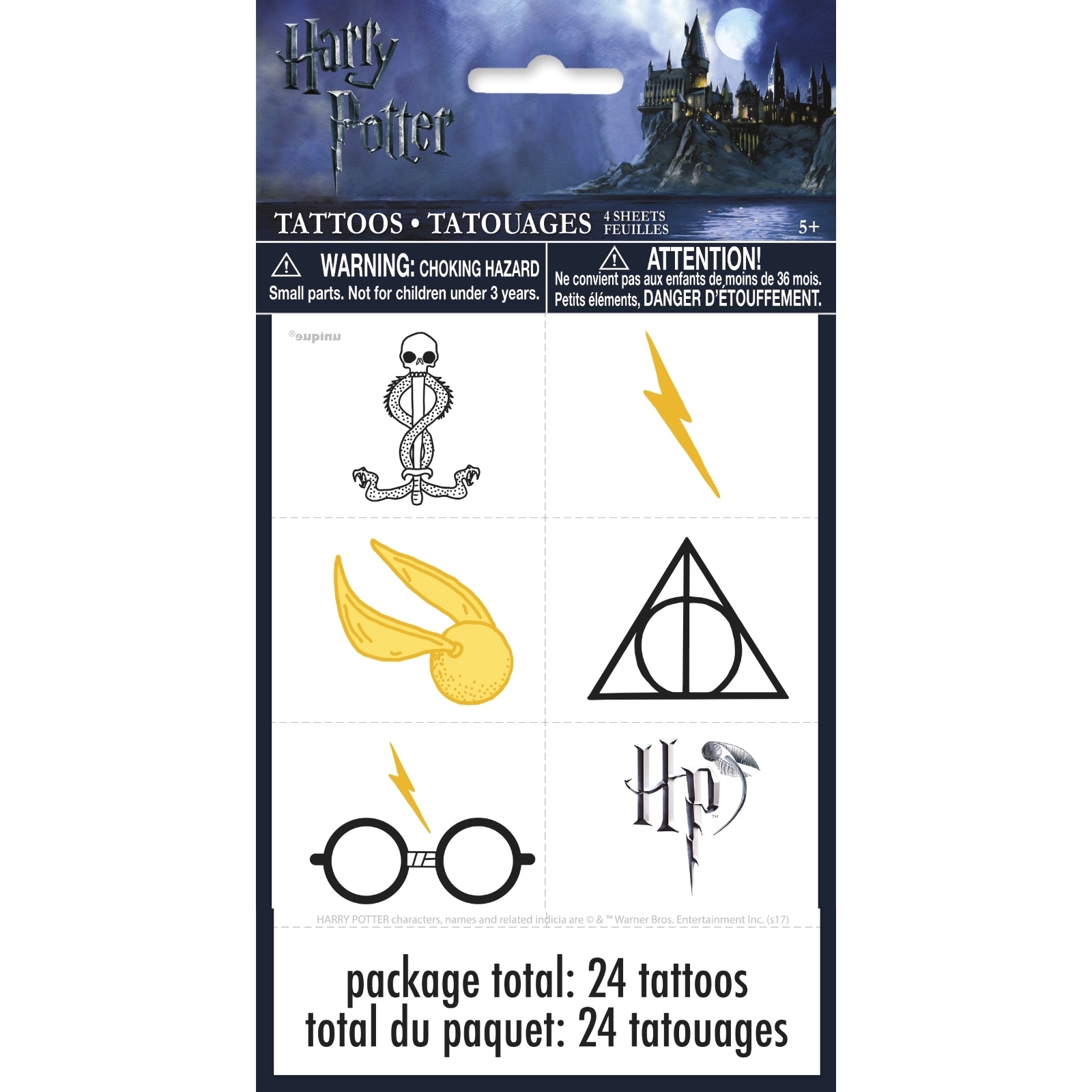 Harry Potter Tattoos (4 Sheets)