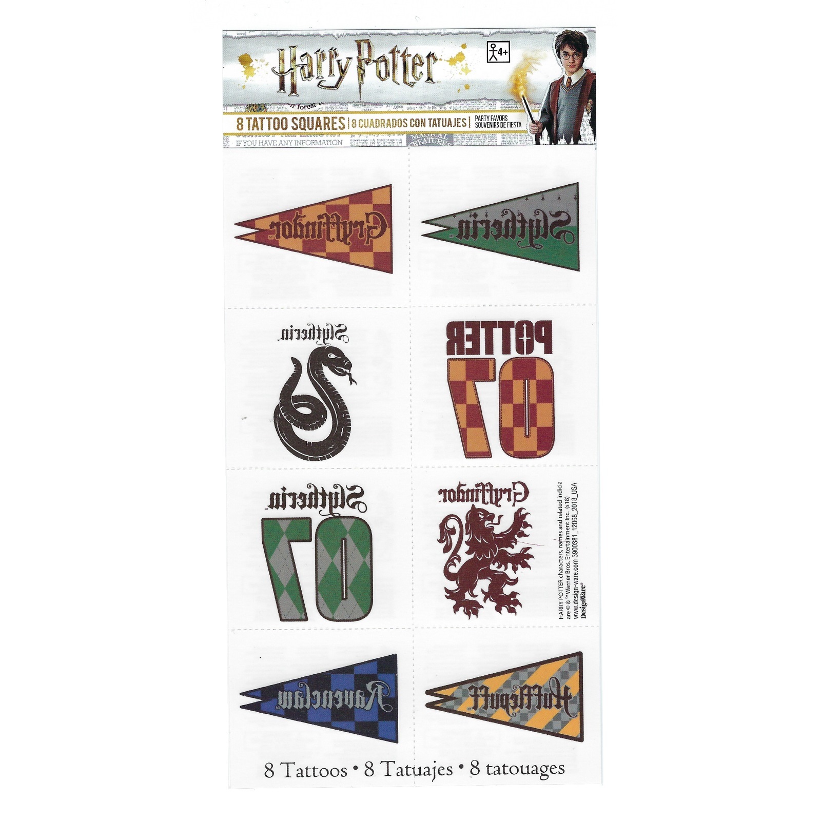 Harry Potter Tattoos (1 Sheet)