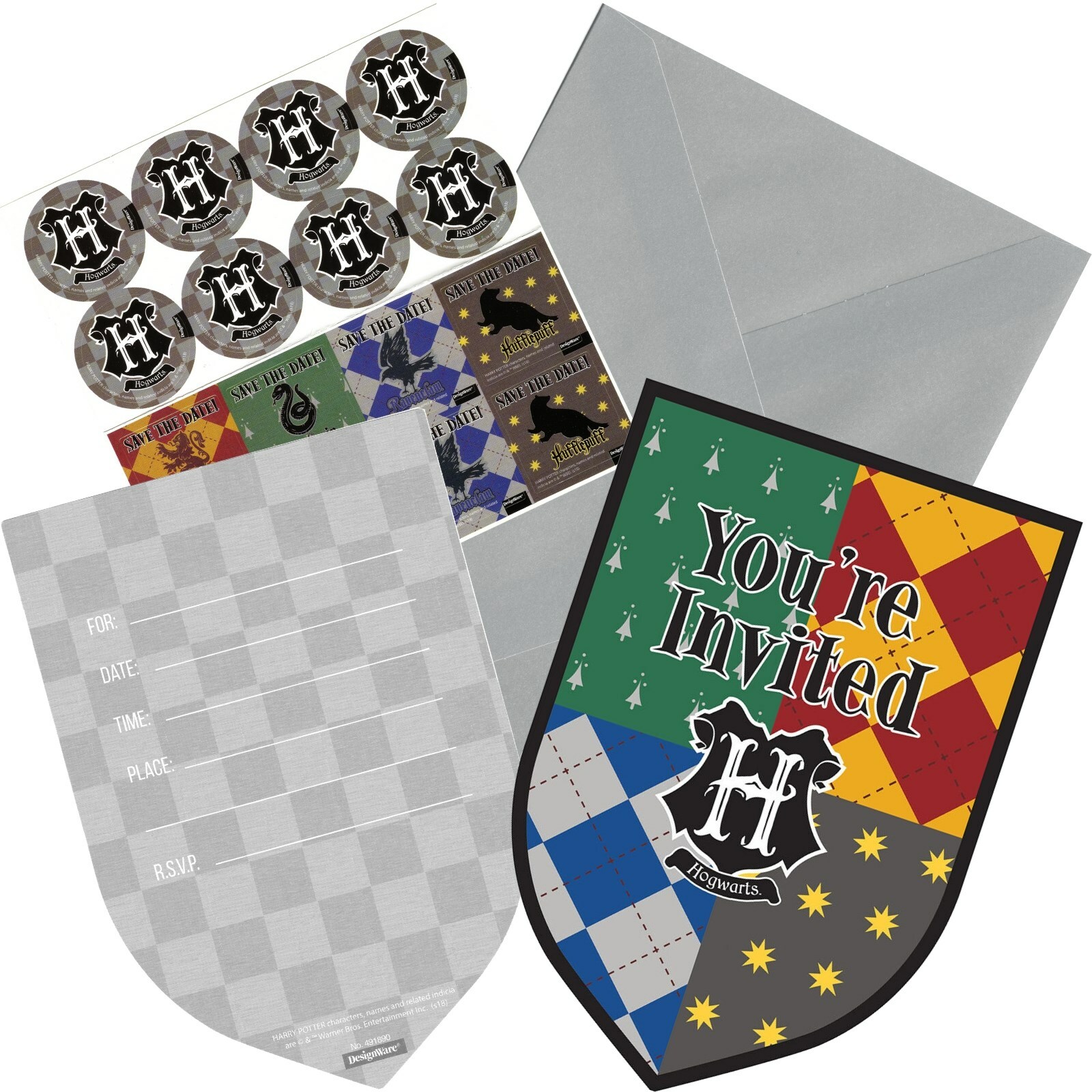 Harry Potter Invitation Set (Pack of 8)