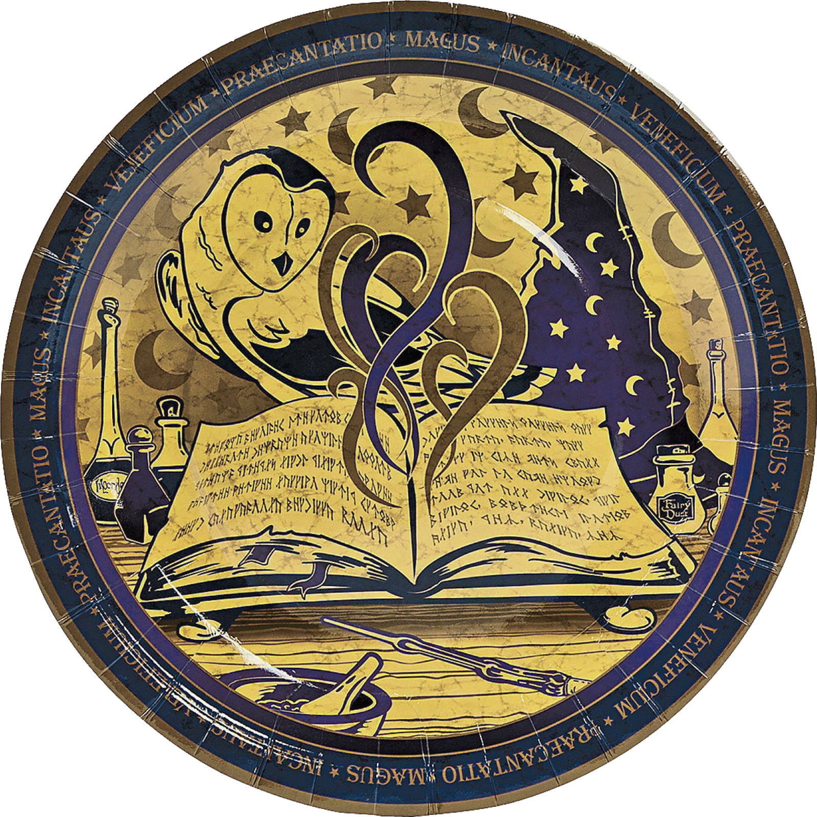 Wizard Realm Large Paper Plates (Pack of 8)