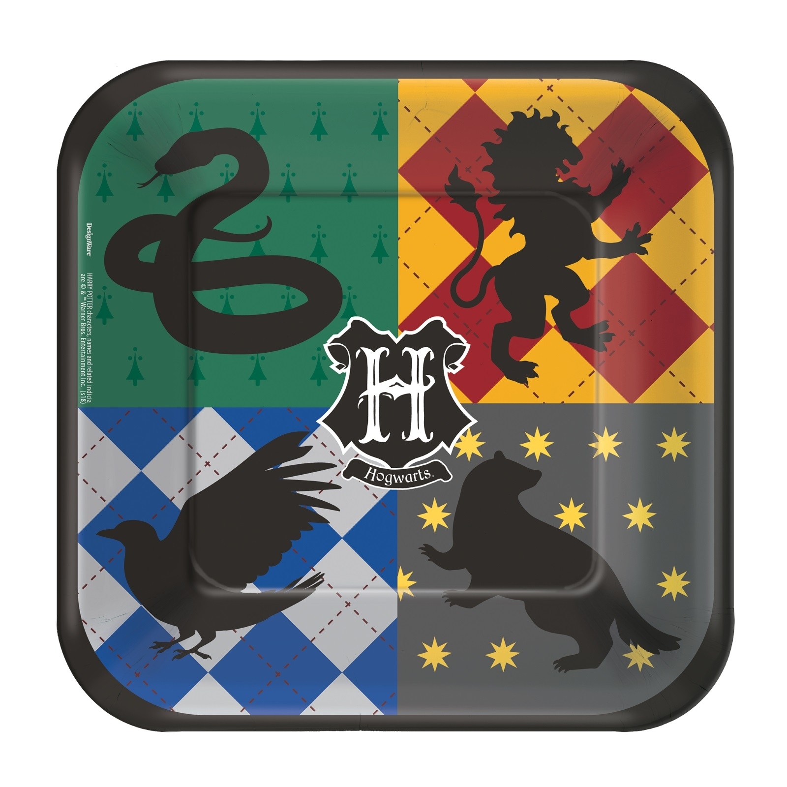 Harry Potter Small Square Paper Plates (Pack of 8)