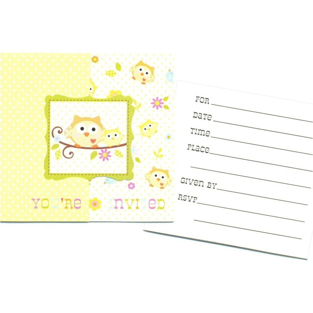 Happi Tree Party Invitations (Pack of 8)