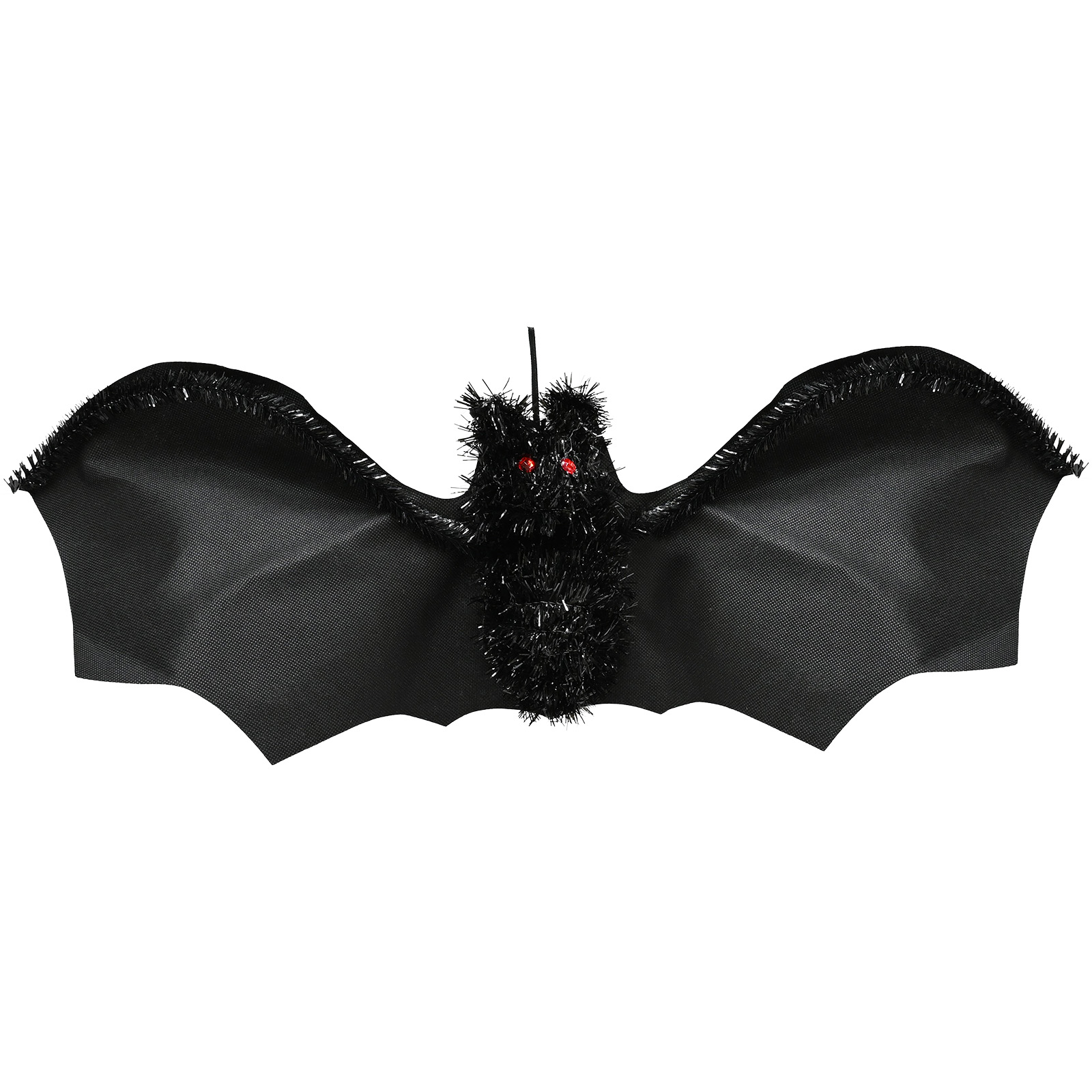 Black Bat Tinsel Wall Decoration 
