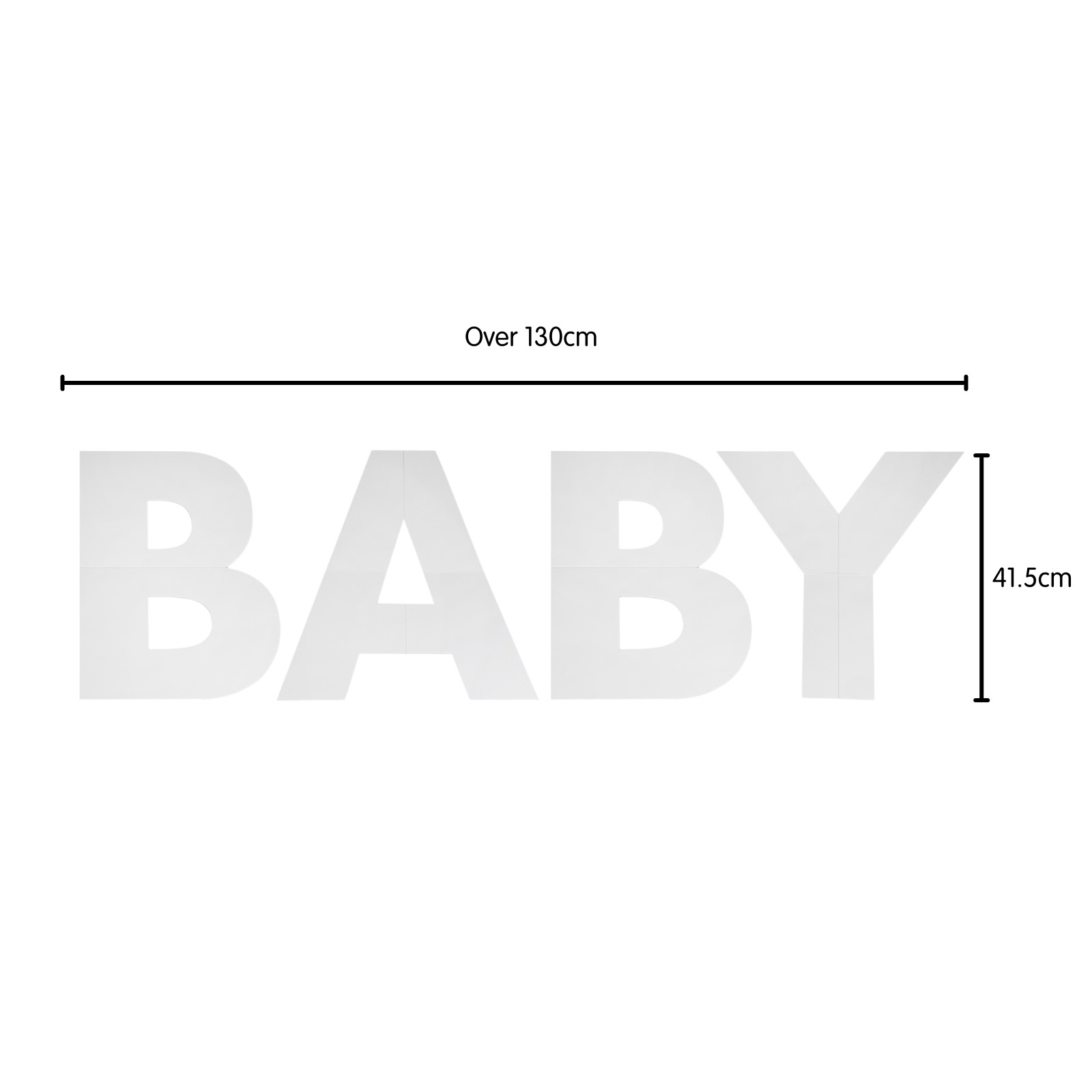 Ginger Ray White Baby Grazing Board Kit Ginger Ray Occasion & Event