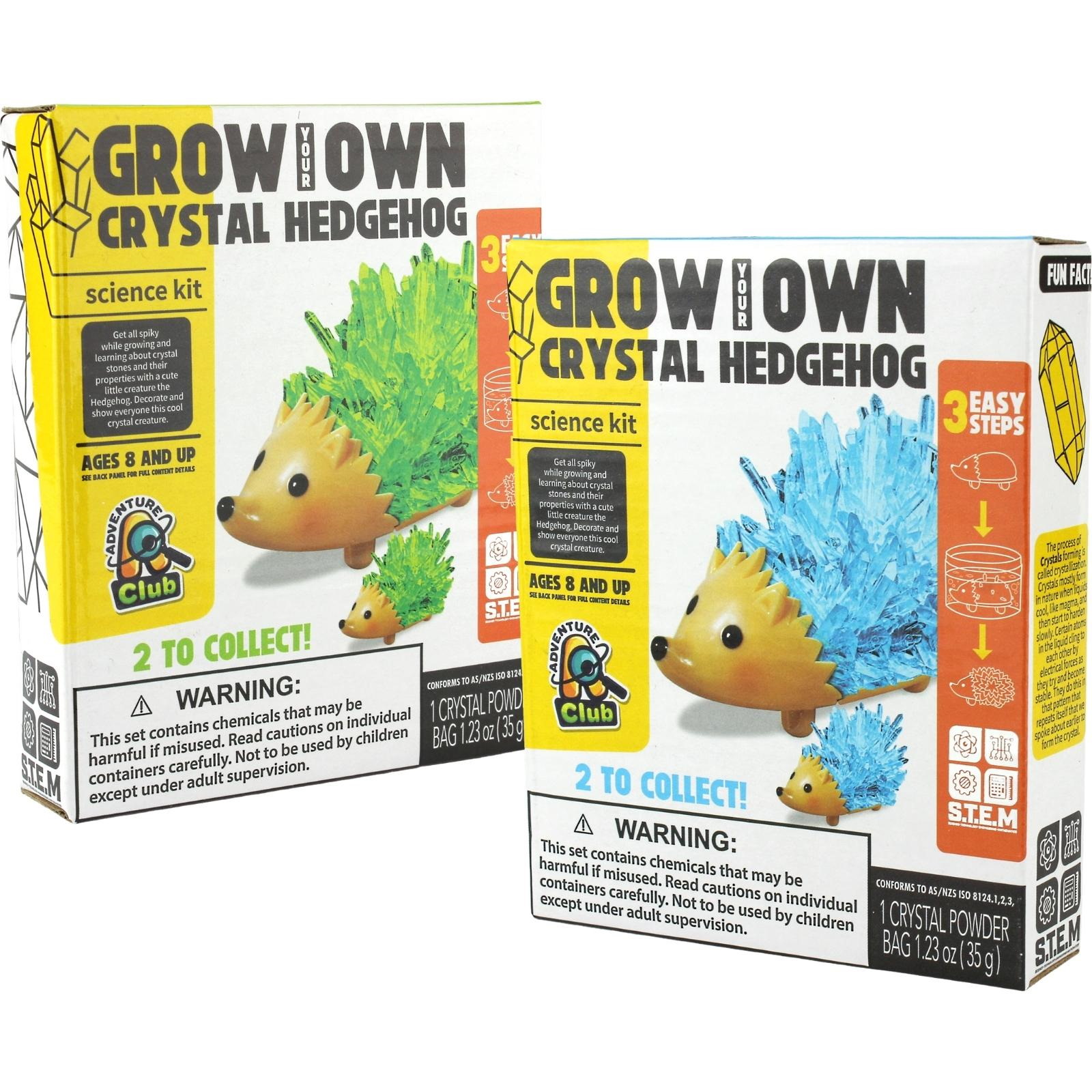 Grow Your Own Crystal Hedgehog Miniature Figurine Kit