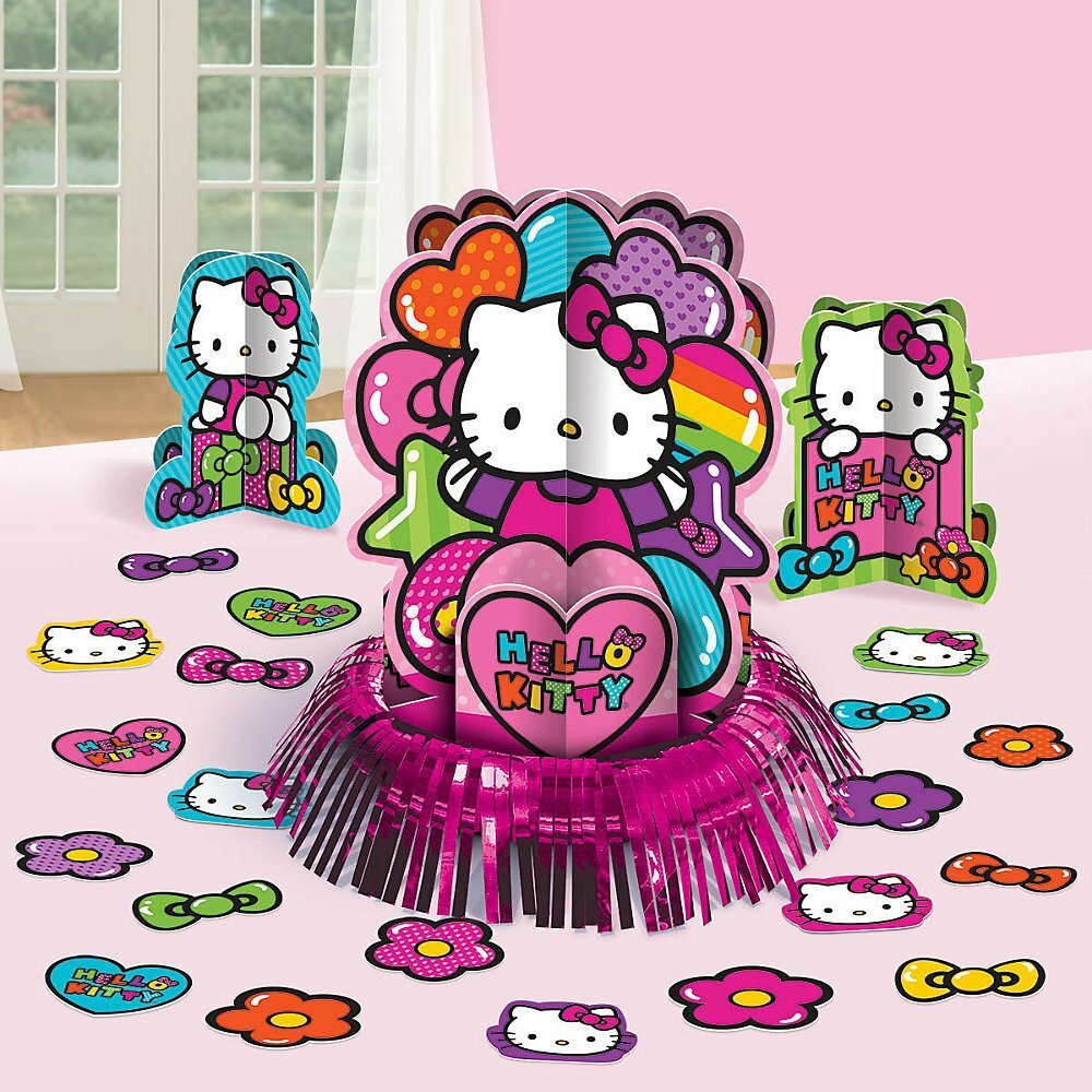 Hello Kitty Rainbow Table Decorating Kit