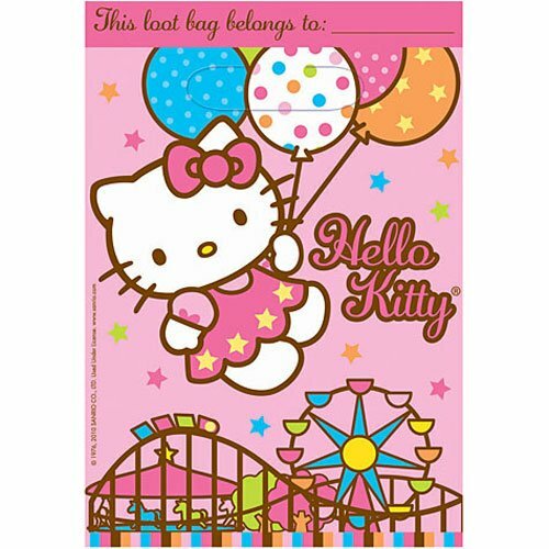 Hello Kitty Lolly/Treat Bags (Pack of 8)