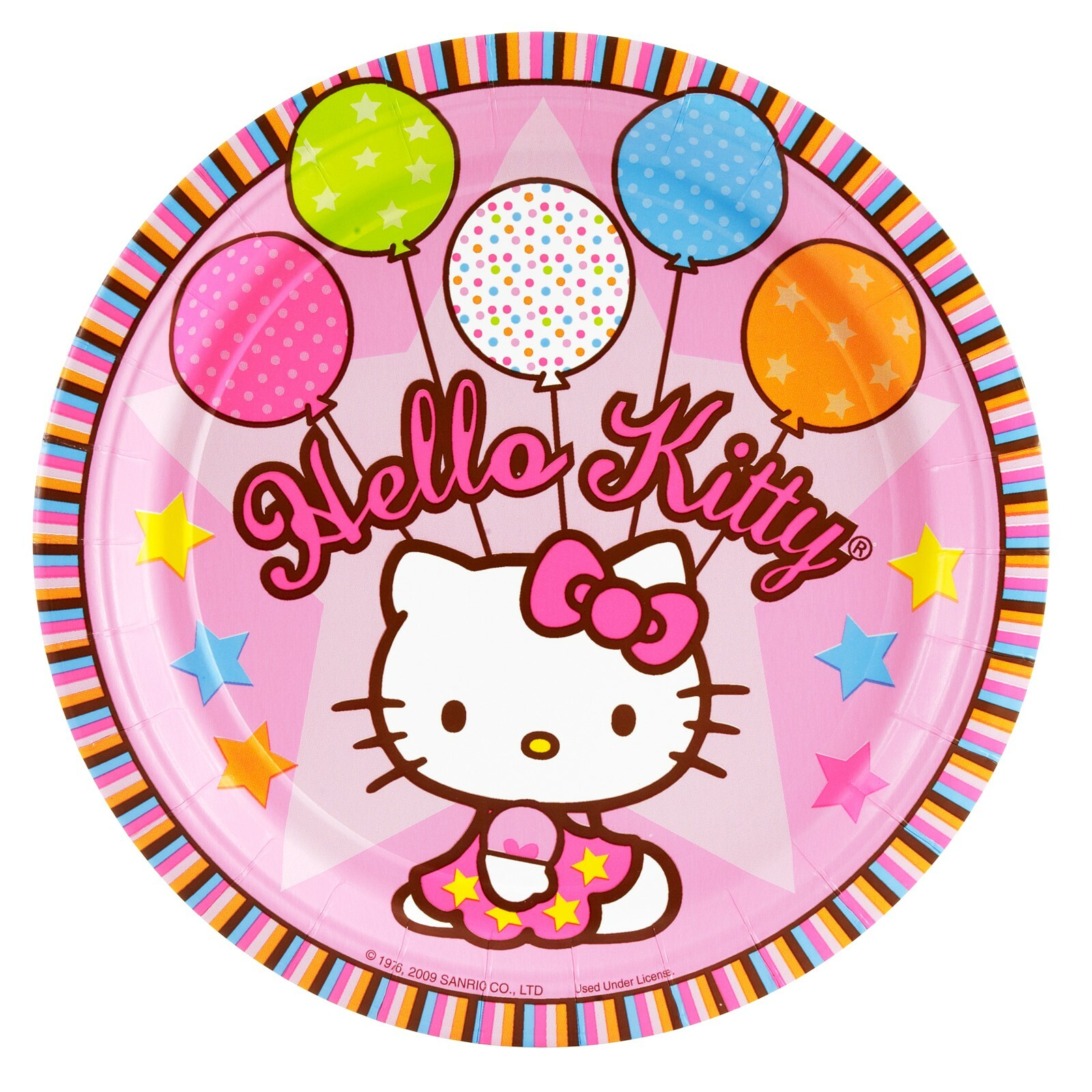Hello Kitty Large Paper Plates (Pack of 8)