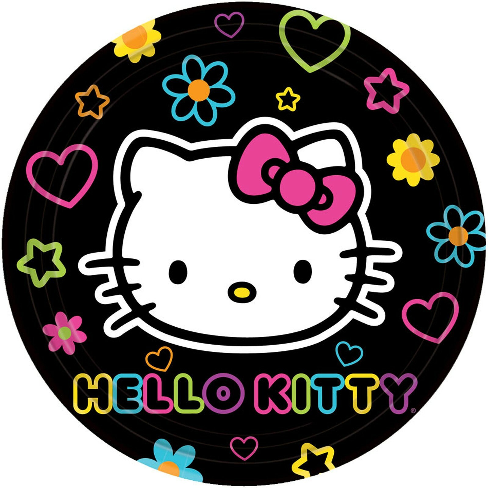 Hello Kitty Tween Small Paper Plates (Pack of 8)