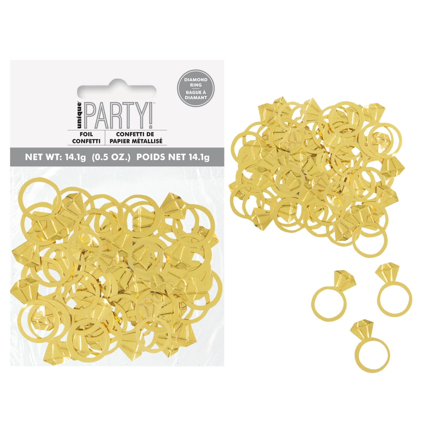 Bridal Shower Diamond Ring Confetti