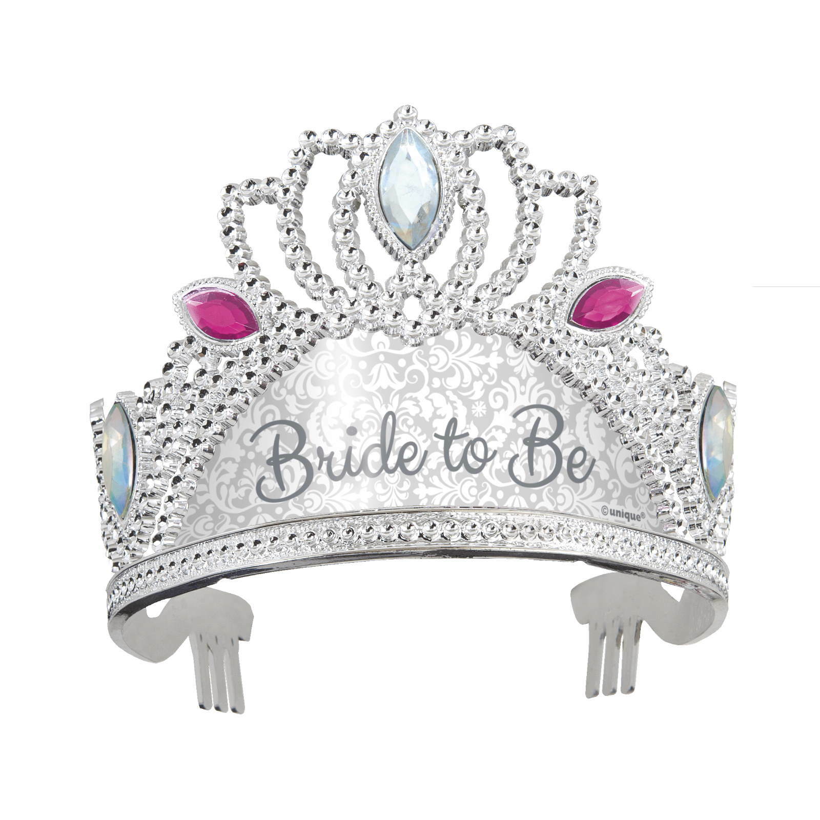Bride to Be Plastic Jewelled Tiara