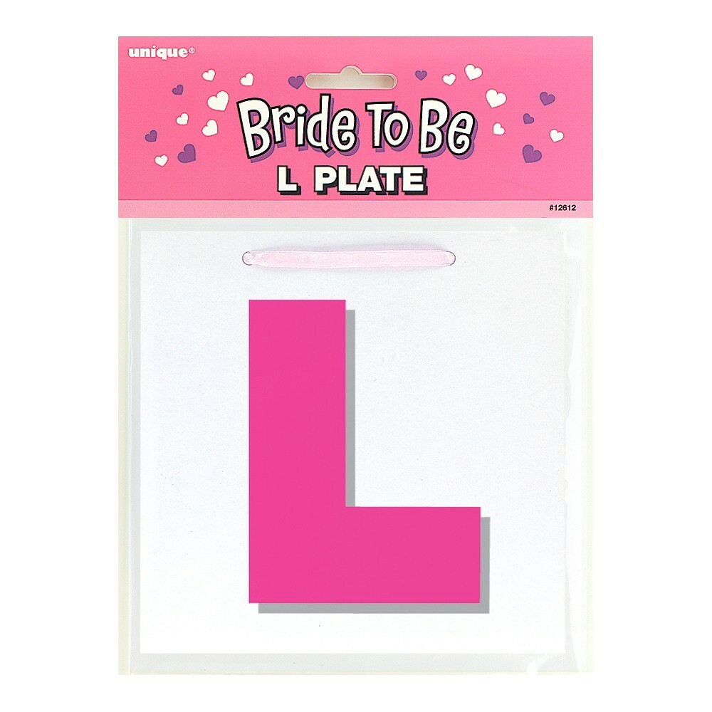 Bride to Be L Plates