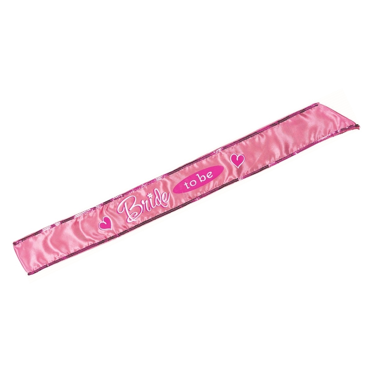 Bride to Be Pink Sequined Sash