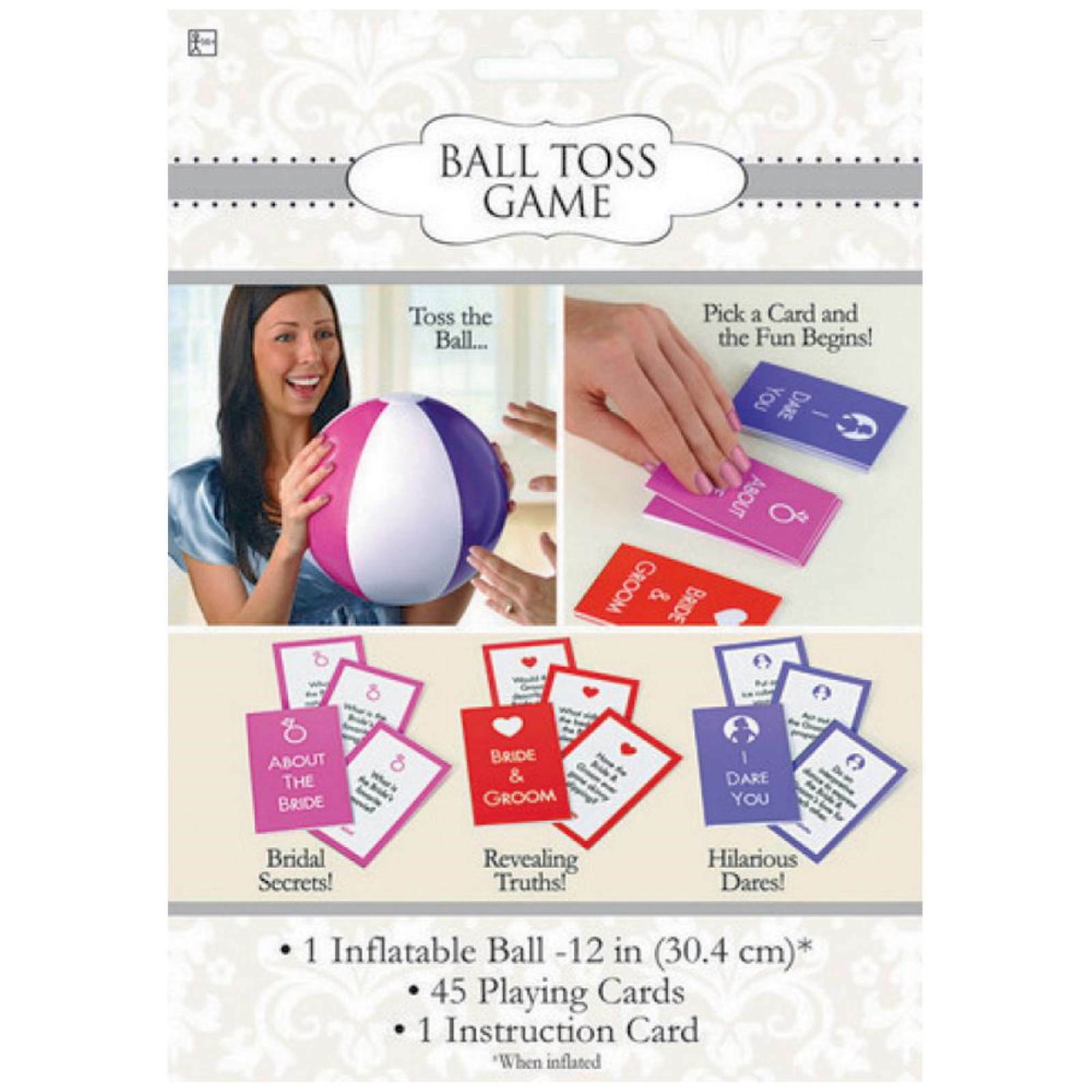 Bridal Shower Ball Toss Game Hens & Bucks Occasion & Event Party