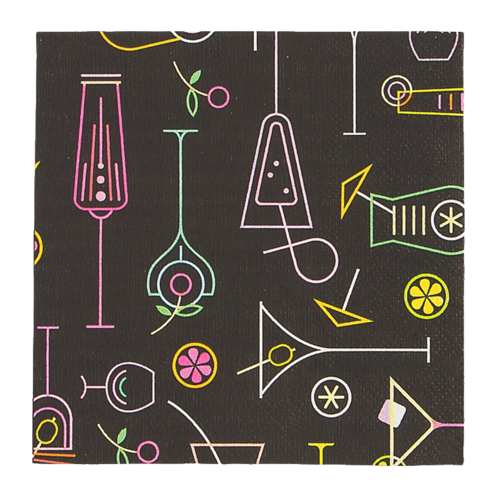 Cocktail Party Small Napkins / Serviettes (Pack of 16)