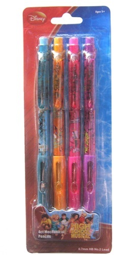 High School Musical Mechanical Pencils (Pack of 4)
