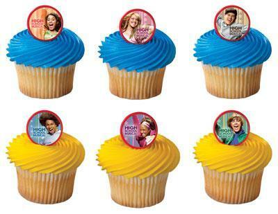 High School Musical Cupcake Rings (Pack of 12)
