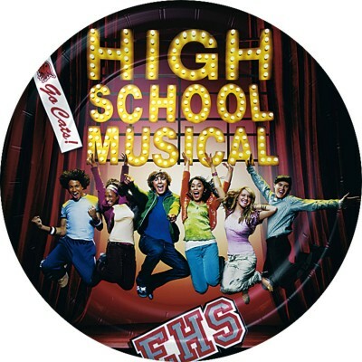 High School Musical Large Paper Plates (Pack of 8)