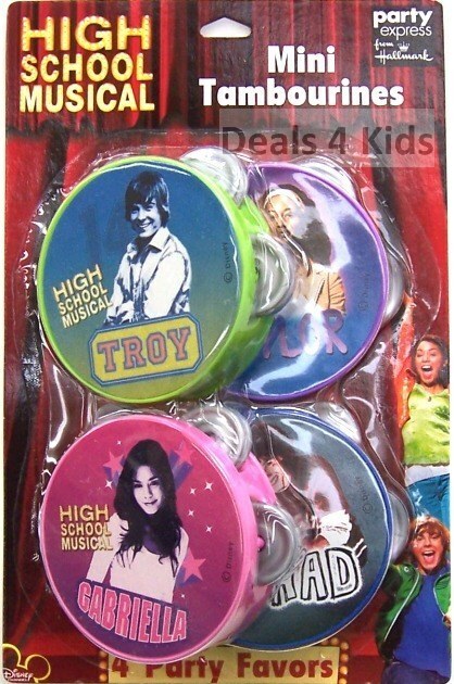 High School Musical Tambourines (Pack of 4)